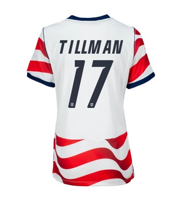Förenta stater Malik Tillman #17 Hemmatröja Dam VM 2026 Kortärmad